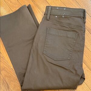 Talbots Brown  Demi Boot Crop Jeans